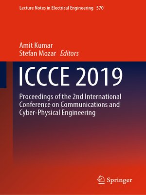 cover image of ICCCE 2019